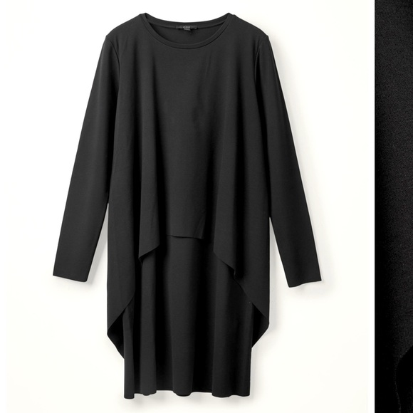 cos layered striped trapeze shirt dress COS Layered Trapeze Shirt Dress